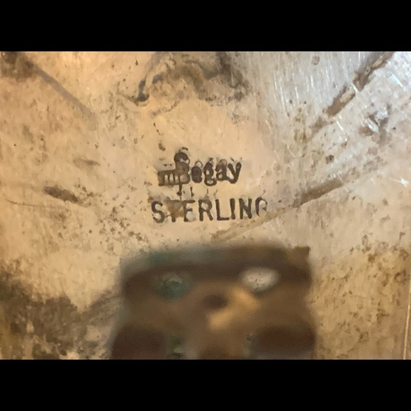 Navajo Sterling Silver Black Onyx ClipOn Earrings - Picture 3 of 6